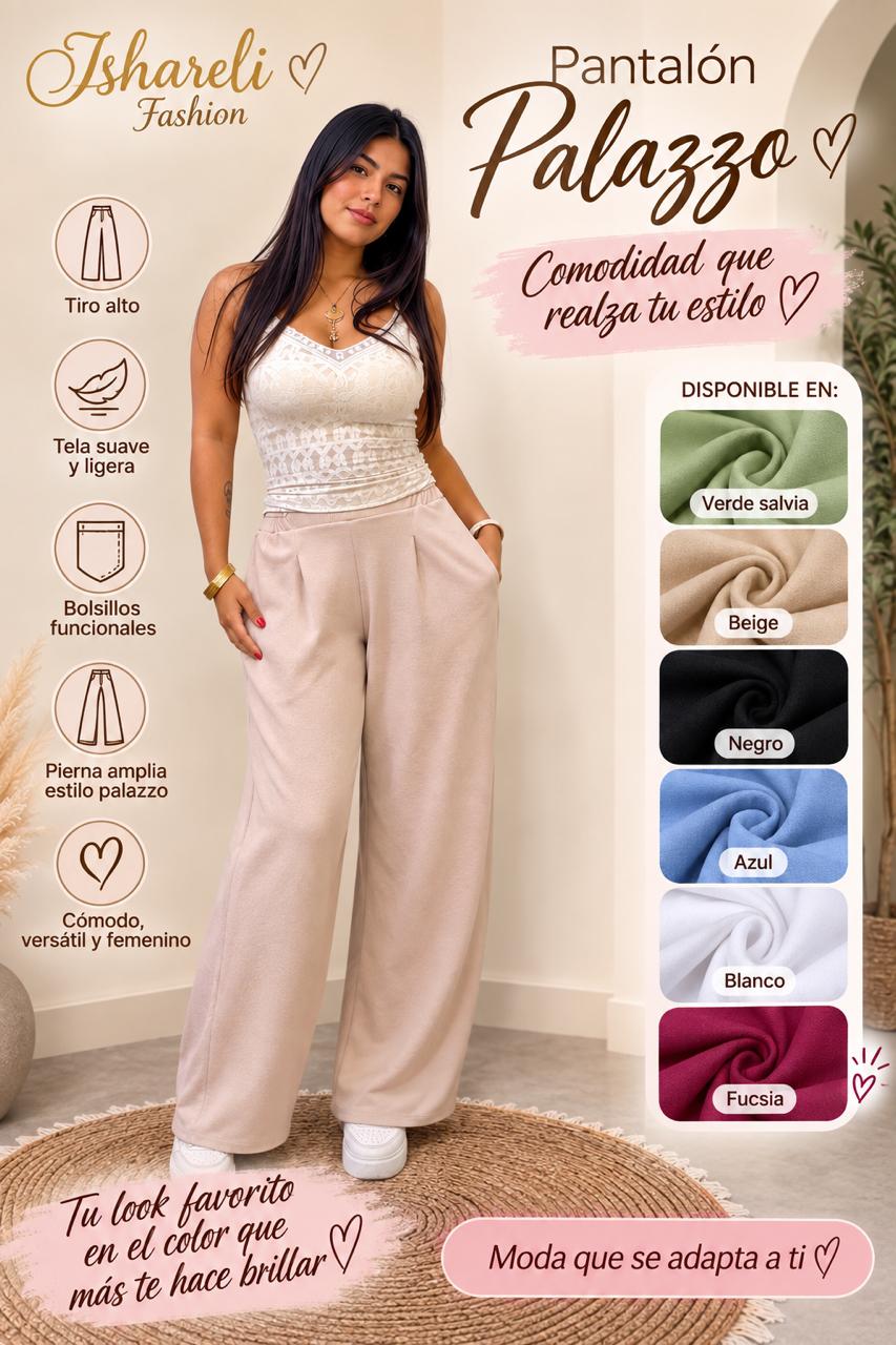 Pantalon Palazzo